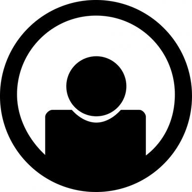 user_profile_sing_icon_black_white_circle_human_icon_sketch_6921878